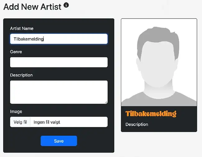 Screenshot showing user feedback implementation