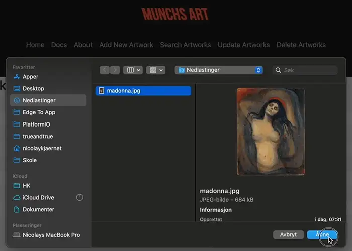 Admin Page Development
